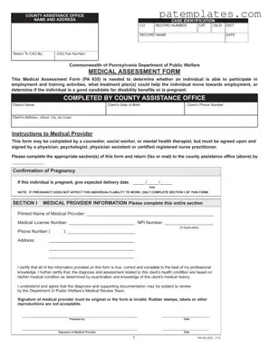 Fill in Your Pa 635 Form