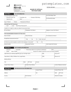 Fill in Your Pennsylvania Form